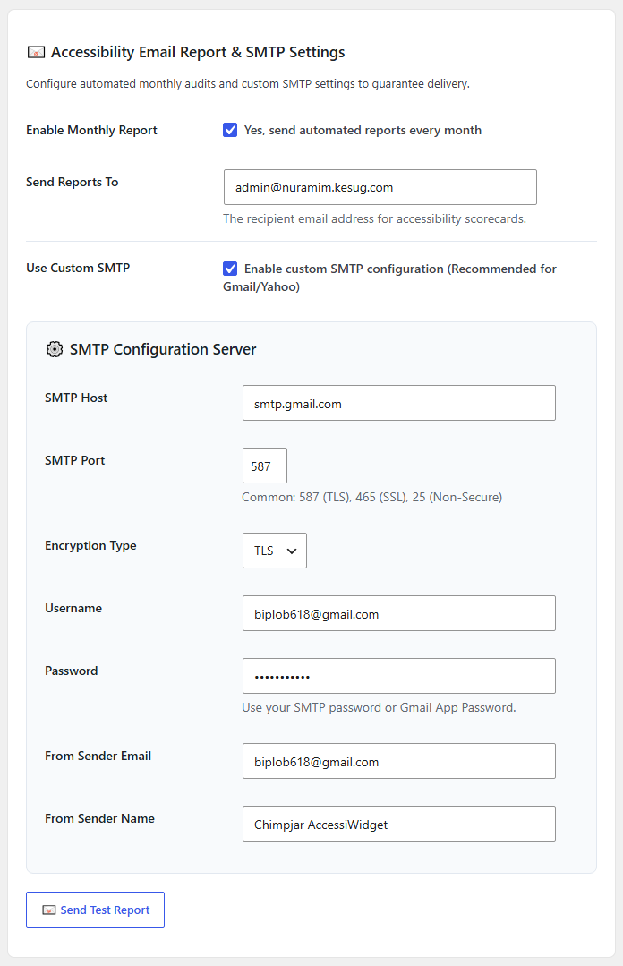 Chimpjar AccessiWidget - WordPress Web Accessibility Plugin
