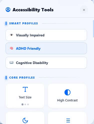 Chimpjar AccessiWidget - WordPress Web Accessibility Plugin